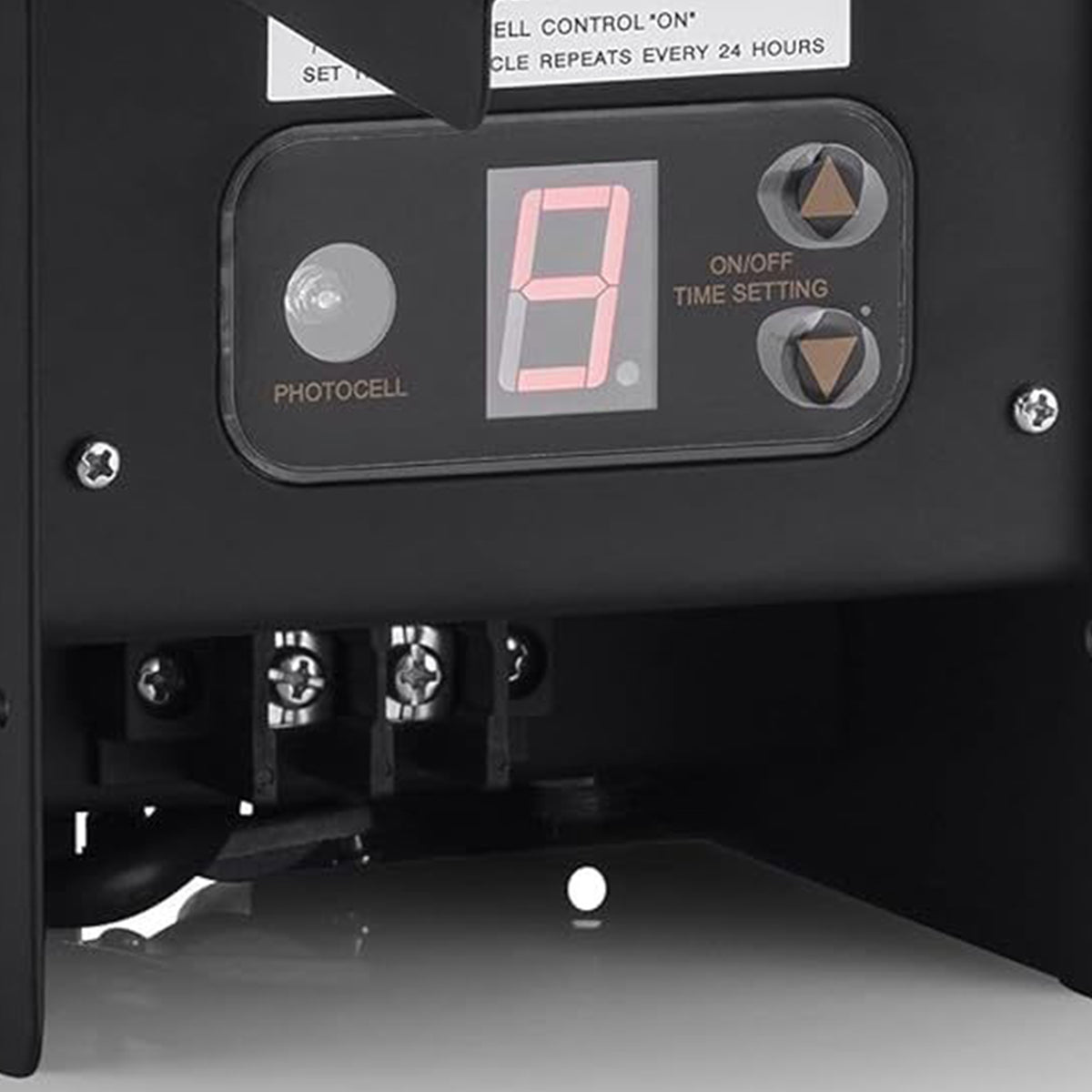 Fusion 300 Watts Low Voltage Stake Light Transformer with Built-In Timer, Black - VMInnovations