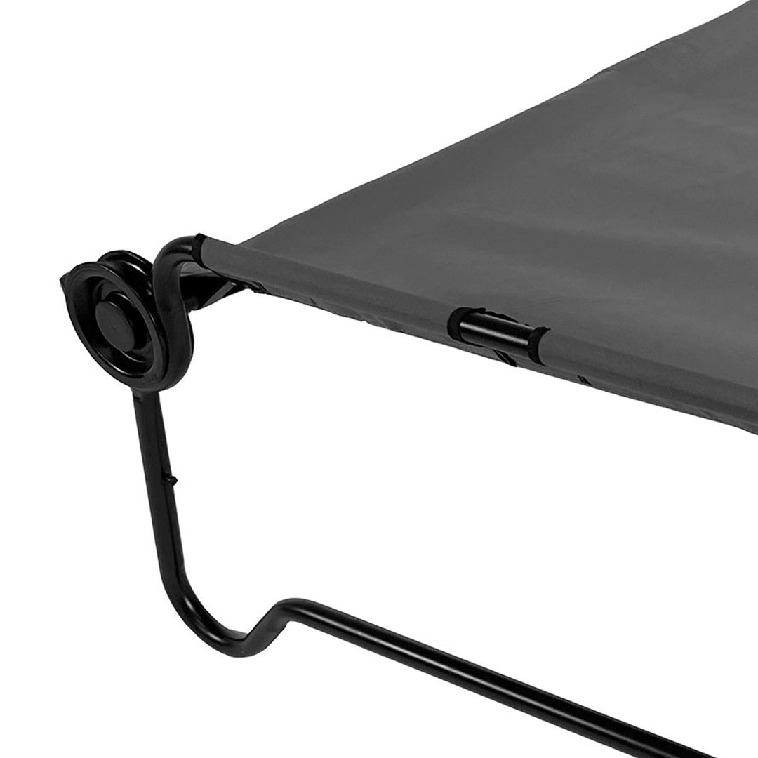 Disc-O-Bed 2XL Cot for Portable Folding Bed Systems & Camping, Grey (Open Box) - VMInnovations