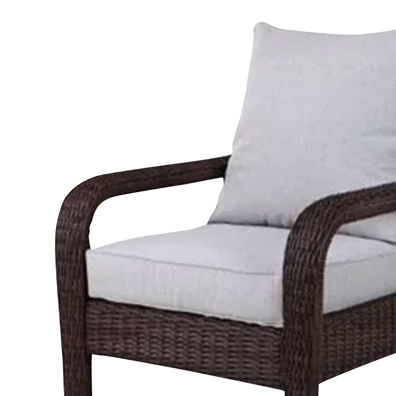 Four Seasons Courtyard Montego Bay Set of 2 Adjustable Patio Chairs w/ Cushions