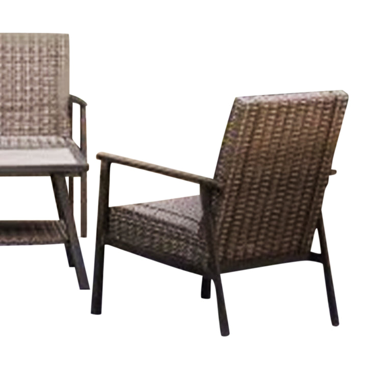 Four Seasons Courtyard Nantucket 4 Piece All Weather Deep Seating Patio Set