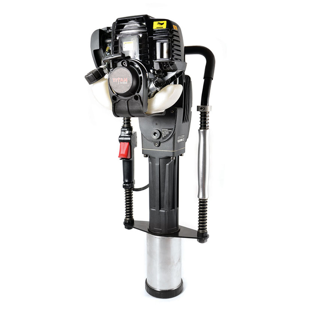 Titan 4 Inch Barrel 1.3 HP Gas Powered Fence Post Driver Pole Pounder (Open Box) - VMInnovations