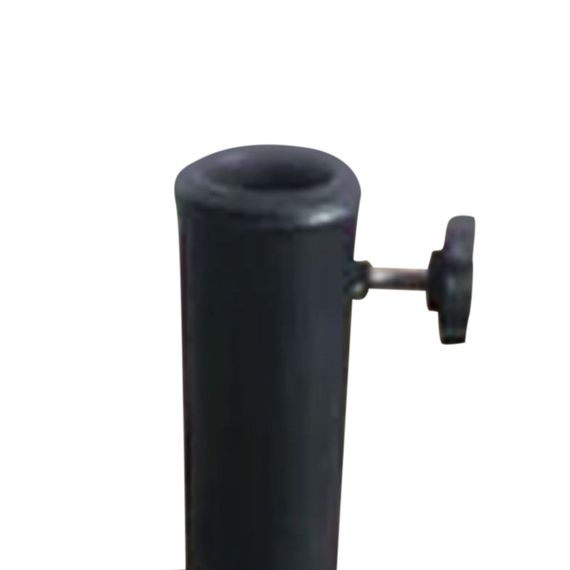 Four Seasons 22" Umbrella Base Fits Up To 2" Umbrella Pole, Bronze (Open Box)