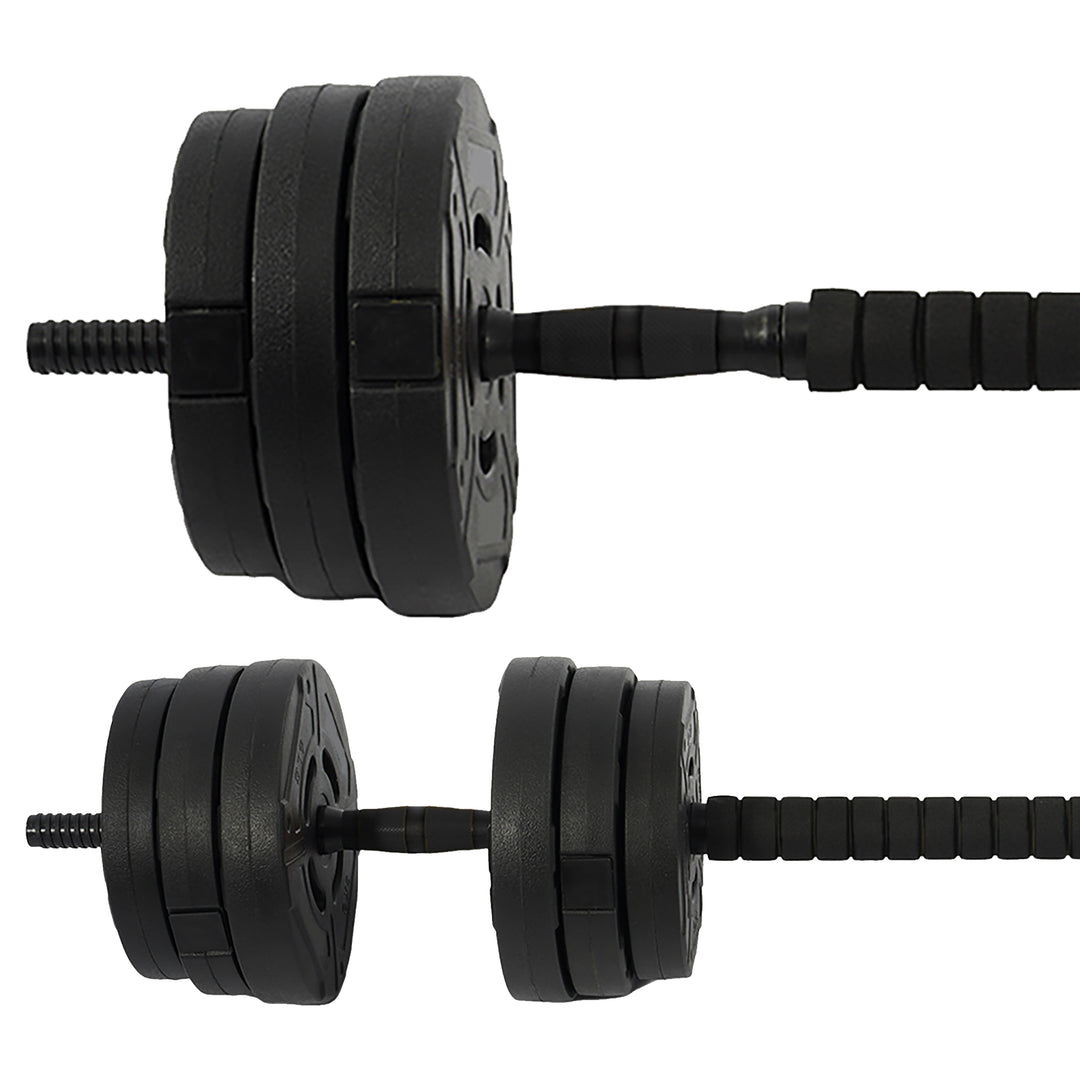Fitvids 2 in 1 Adjustable Dumbbell Set, 60lbs Free Weights Set with Connector - VMInnovations