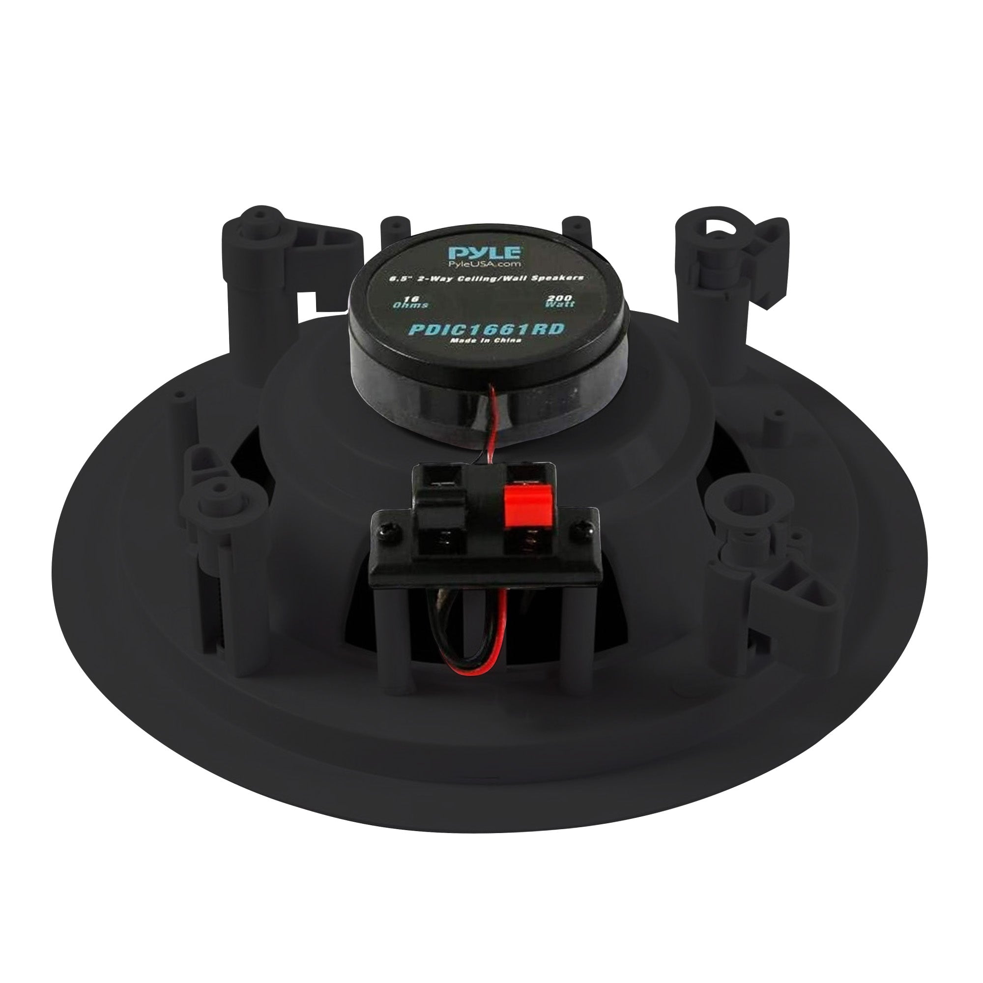 Pyle 200W 6.5" Flush In Wall/In Ceiling Speakers, Spring-Load Terminals, 3 Pack - VMInnovations