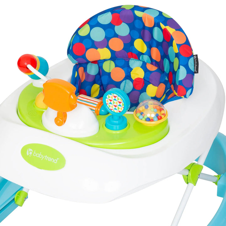 Baby Trend Orby Activity Walker with Removable Toy Tray, Lights & Sounds, Aqua