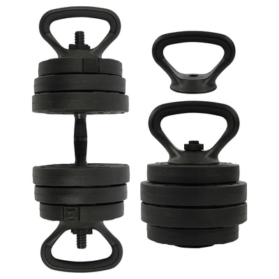 Fitvids 4 in 1 Adjustable Dumbbell Set, 60lbs Free Weights Set (Open Box) - VMInnovations