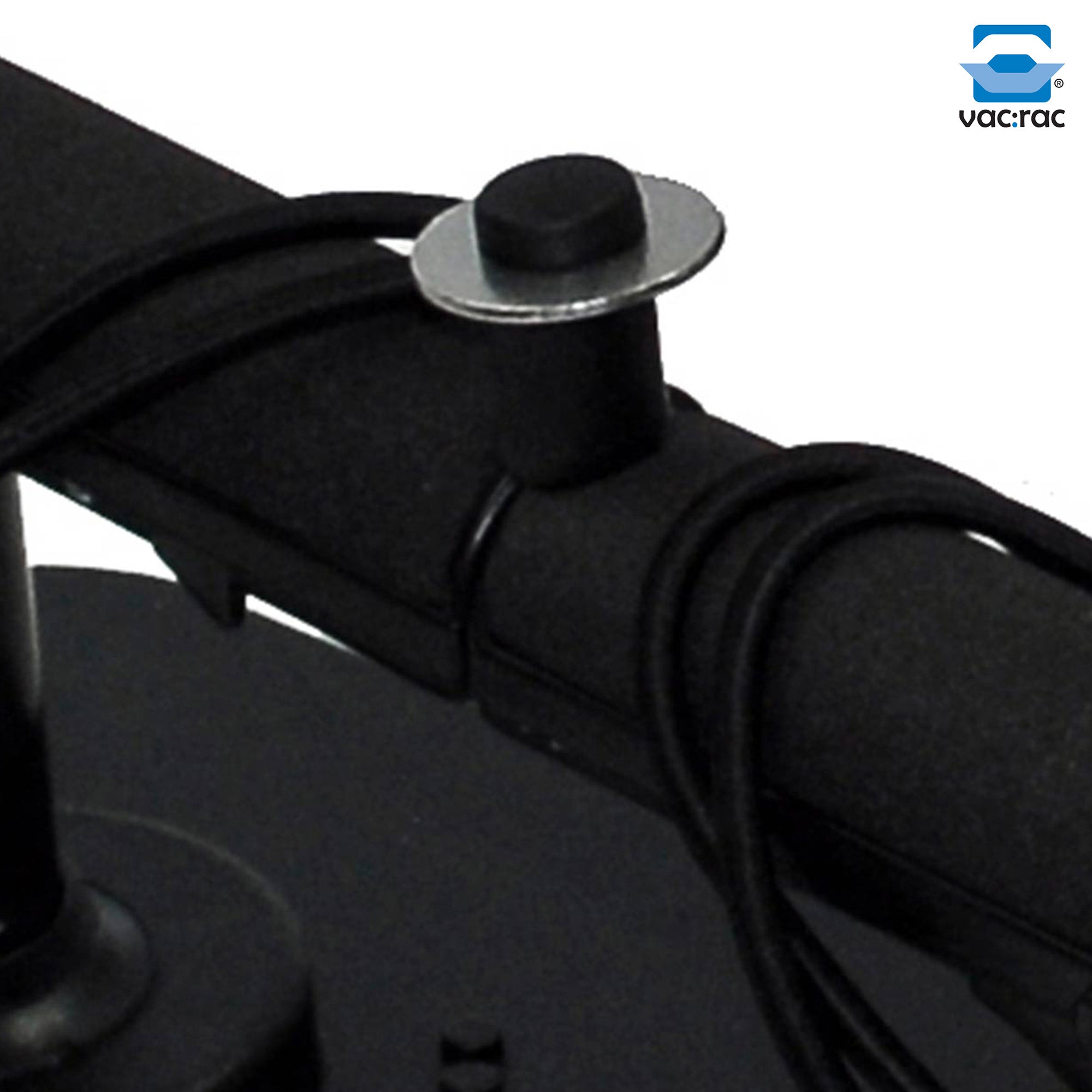 Vac Rac Pro Combi Magnetic Base T Bar Design Rod Rack Holds Up To 8 Rods, Black