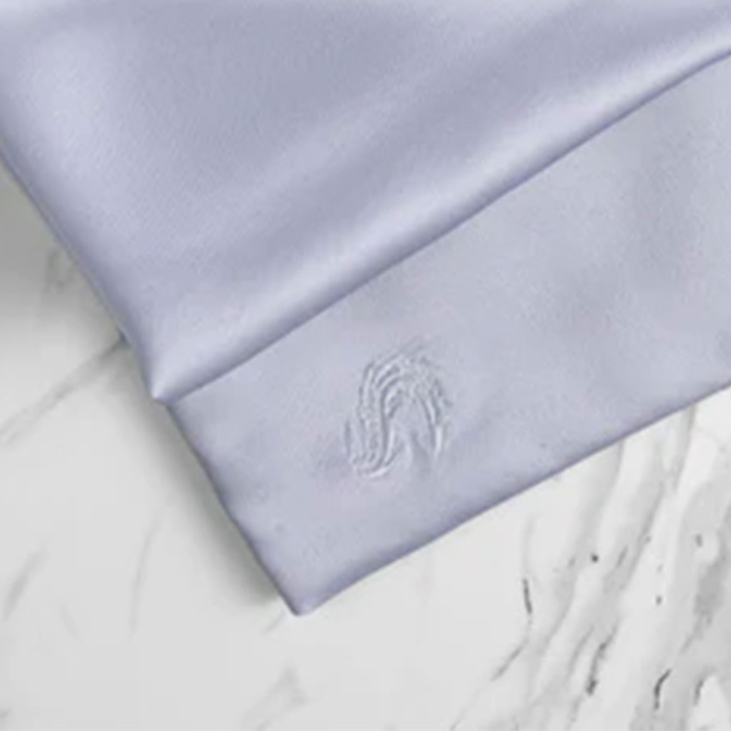Sleepgram Queen Size Breathable Cooling Silk Pillowcase, Grey Stone (Open Box) - VMInnovations