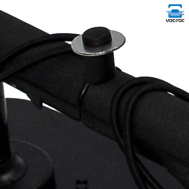 Vac Rac Pro Combi Magnetic Base T Bar Design Rod Rack , Black (Open Box)