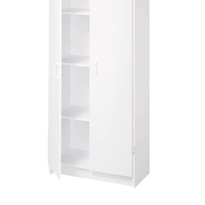 ClosetMaid 12.5 x 24 x 59.5 Inch Adjustable 4 Shelf Pantry Cabinet (Damaged)
