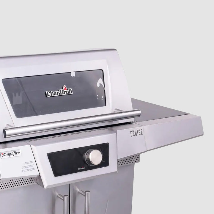 Char-Broil Cruise Control Amplifire Gas Grill with 3 Burners and Stainless Steel