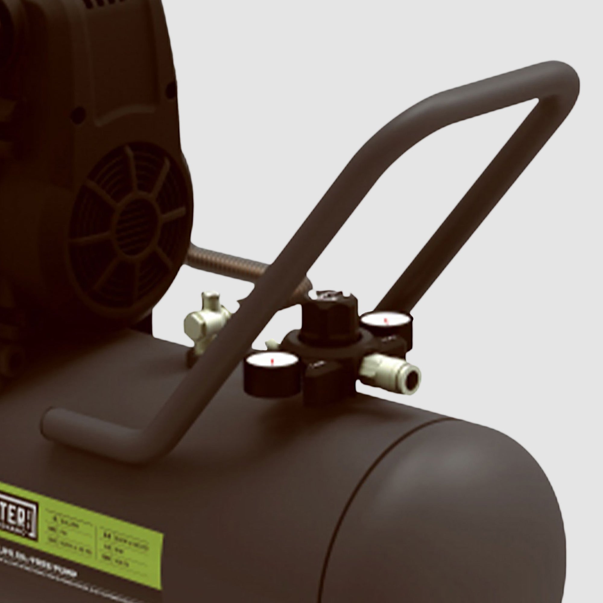 Master Mechanic 8 Gallon Portable Oil Free Air Compressor with Enclosed Motor - VMInnovations