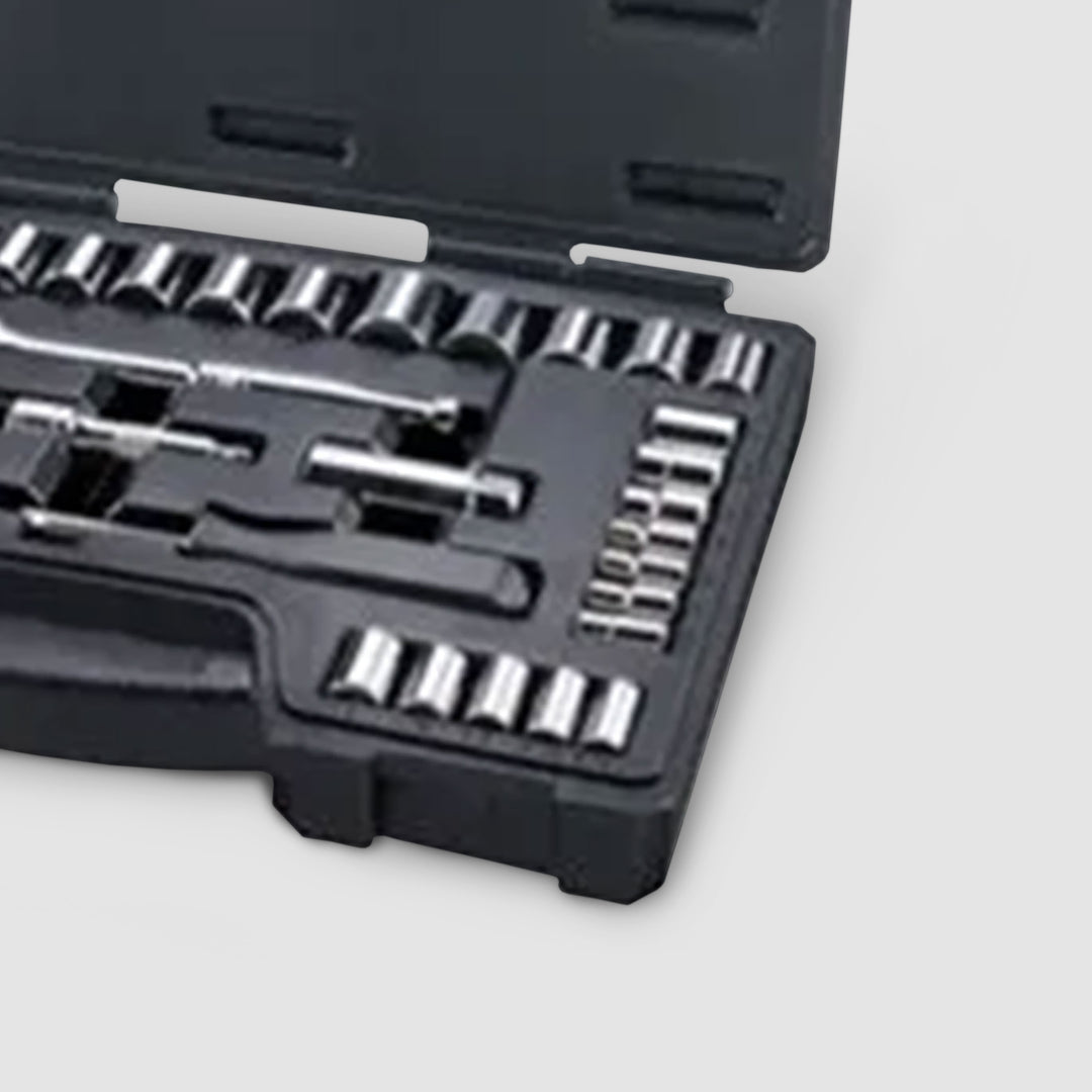 Master Mechanic Drive 54 Piece Mechanic's Tool Accessory Socket Set (Open Box)