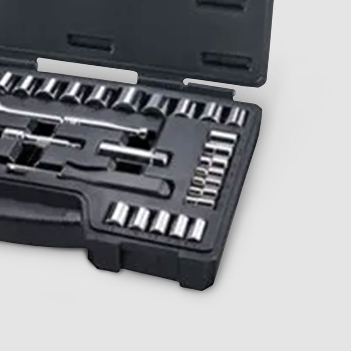 Master Mechanic Drive 54 Piece Mechanic's Tool Accessory Socket Set (Open Box)