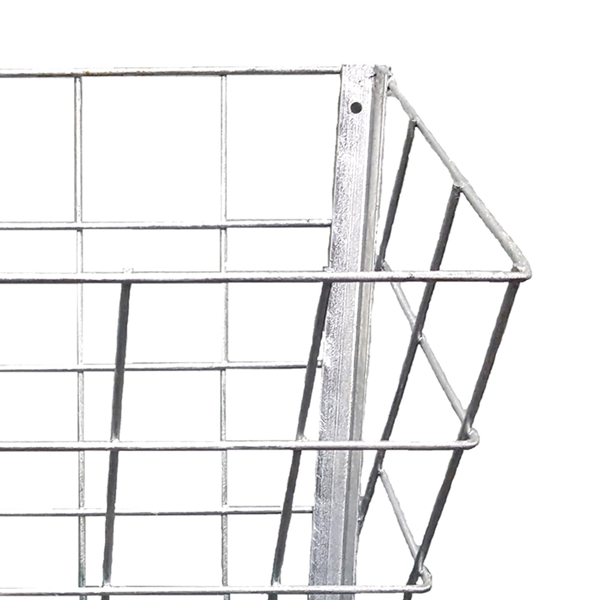 Rugged Ranch Rustproof Steel Sheep & Goat Livestock Hay Feeder Rack (Open Box) - VMInnovations
