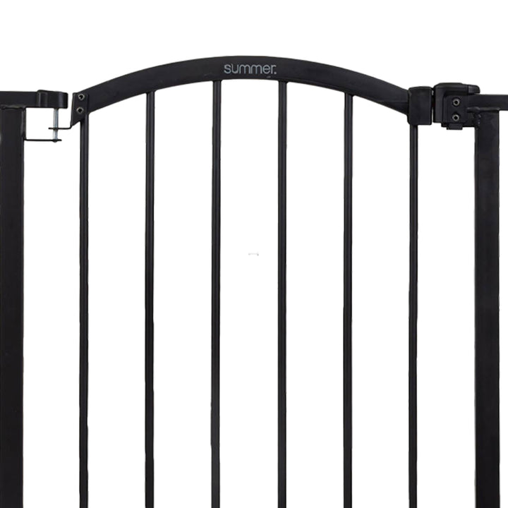 Summer 36" Extra Tall Summer Decorative Pet and Baby Gate, Black (Open Box) - VMInnovations