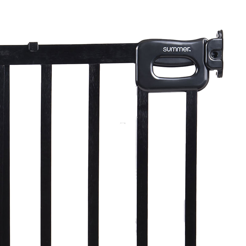 Ingenuity 32" Summer Infant Deluxe Stairway Pet and Baby Gate, Black (Open Box)