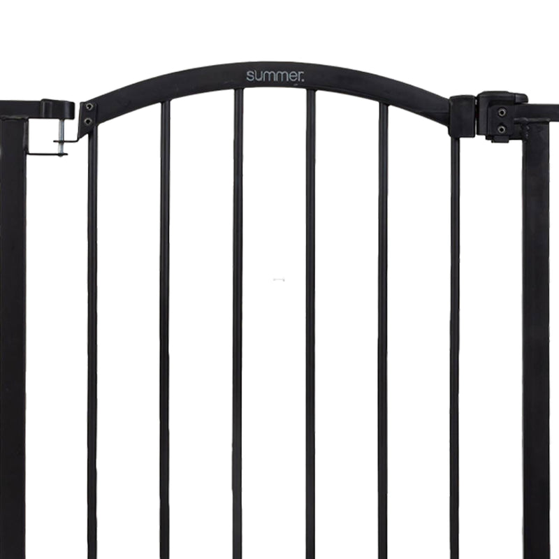 Summer Infant 36 Inch Extra Tall Summer Decorative Pet and Baby Gate, Black