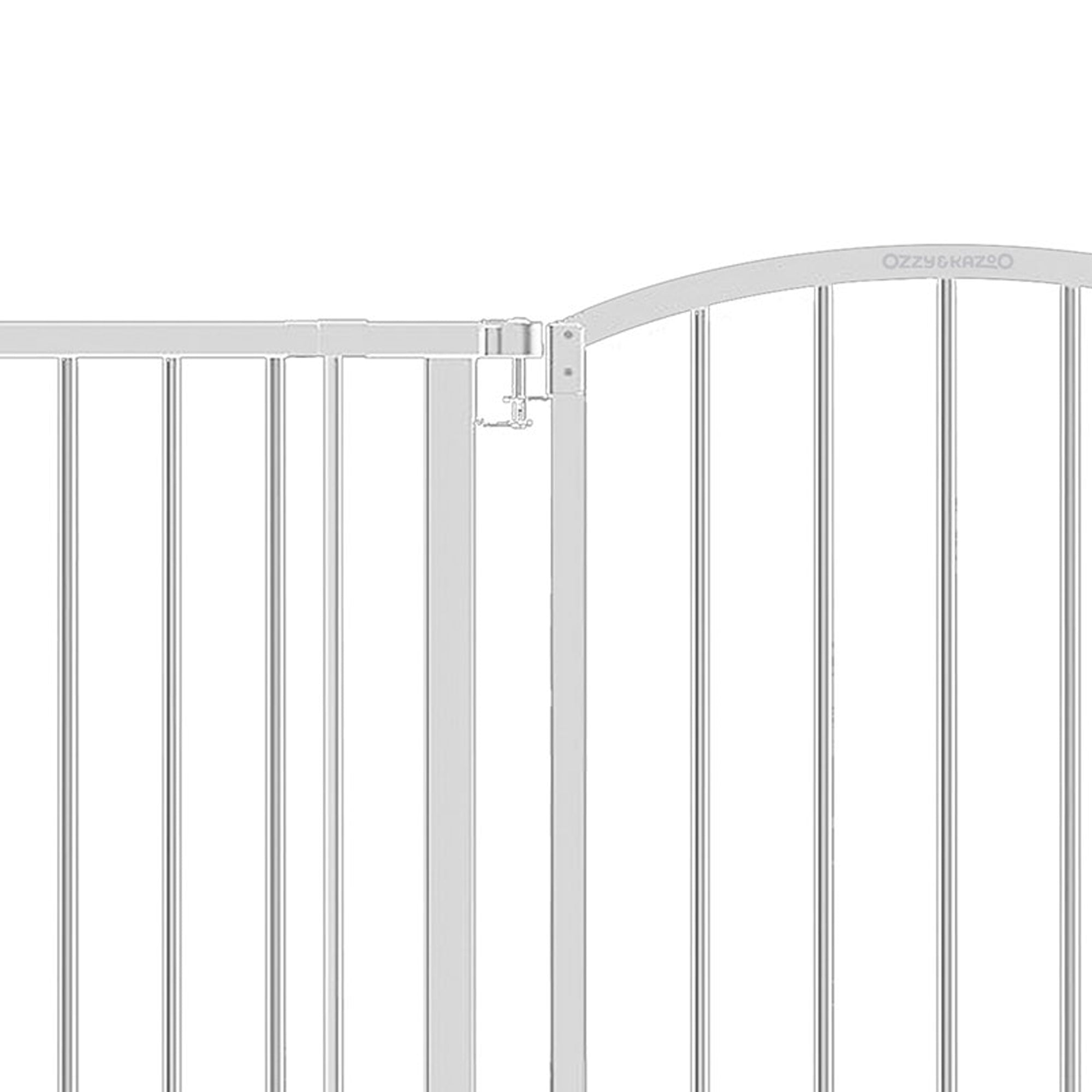 Ingenuity Ozzy & Kazoo 27” Tall Walk Through Gate For Doorway (Open Box)