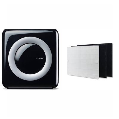 Coway Mighty 361 Sq Ft Room Air Purifier with HEPA Filter + 200M Filter Pack