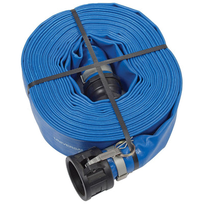 Apache 98138049 PVC Lay Flat Hose 2 Inch Diameter 50 Foot Length 70 psi (Used)