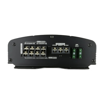 AudioPipe Class AB 4 Channel Amp, 12 In 1500W Subwoofer, and Soundstorm Wire Kit - VMInnovations