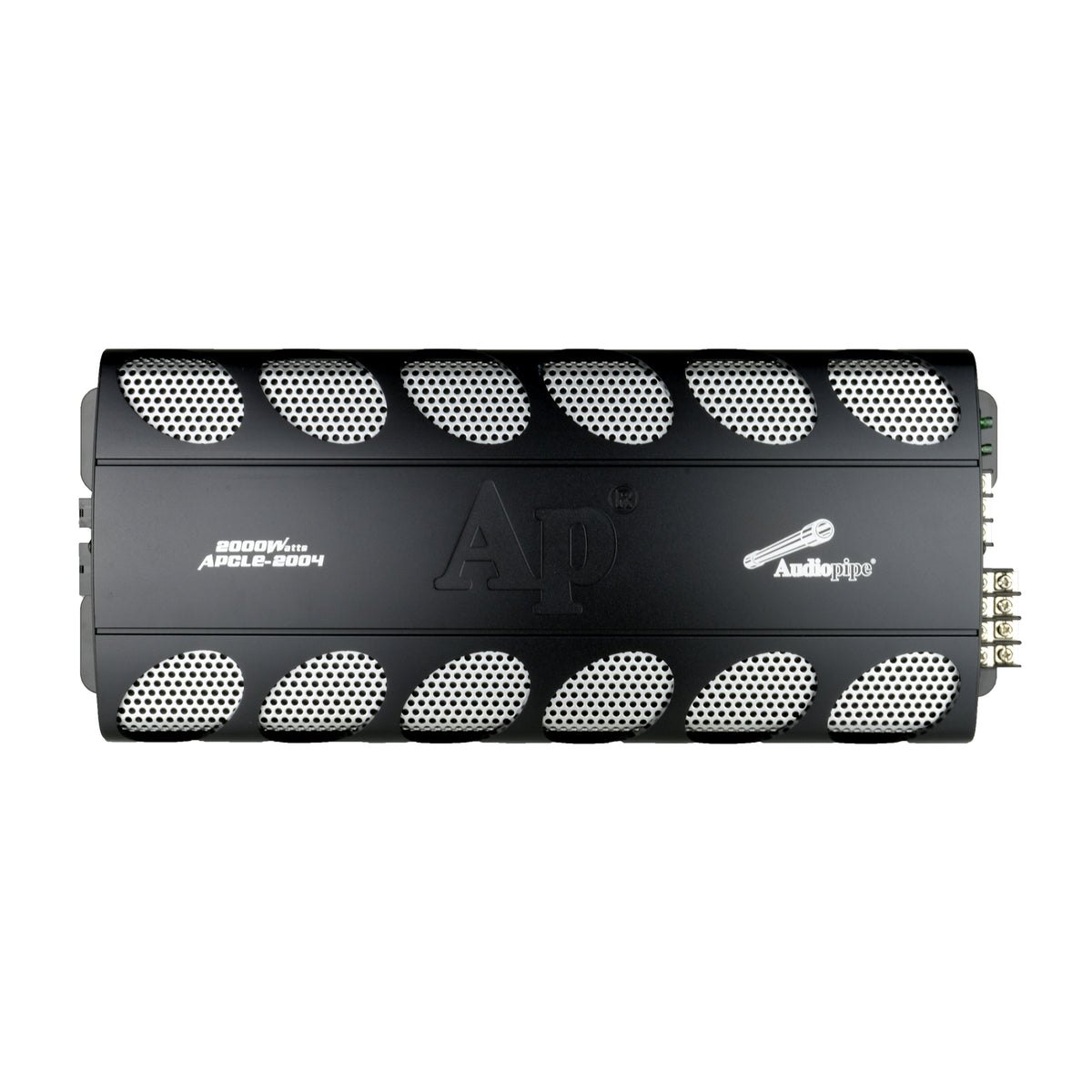 AudioPipe Class AB 2000 Watt 4 Channel MOSFET Car Stereo Amplifier (For Parts)