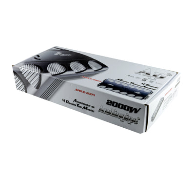 AudioPipe Class AB 2000 Watt 4 Channel MOSFET Car Stereo Amplifier (For Parts)