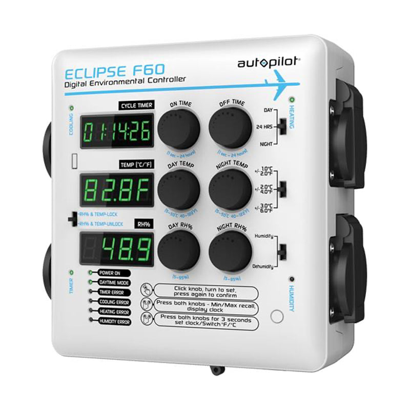 Hydrofarm Autopilot ECLIPSE F60 Digital Environmental Controller (Open Box)