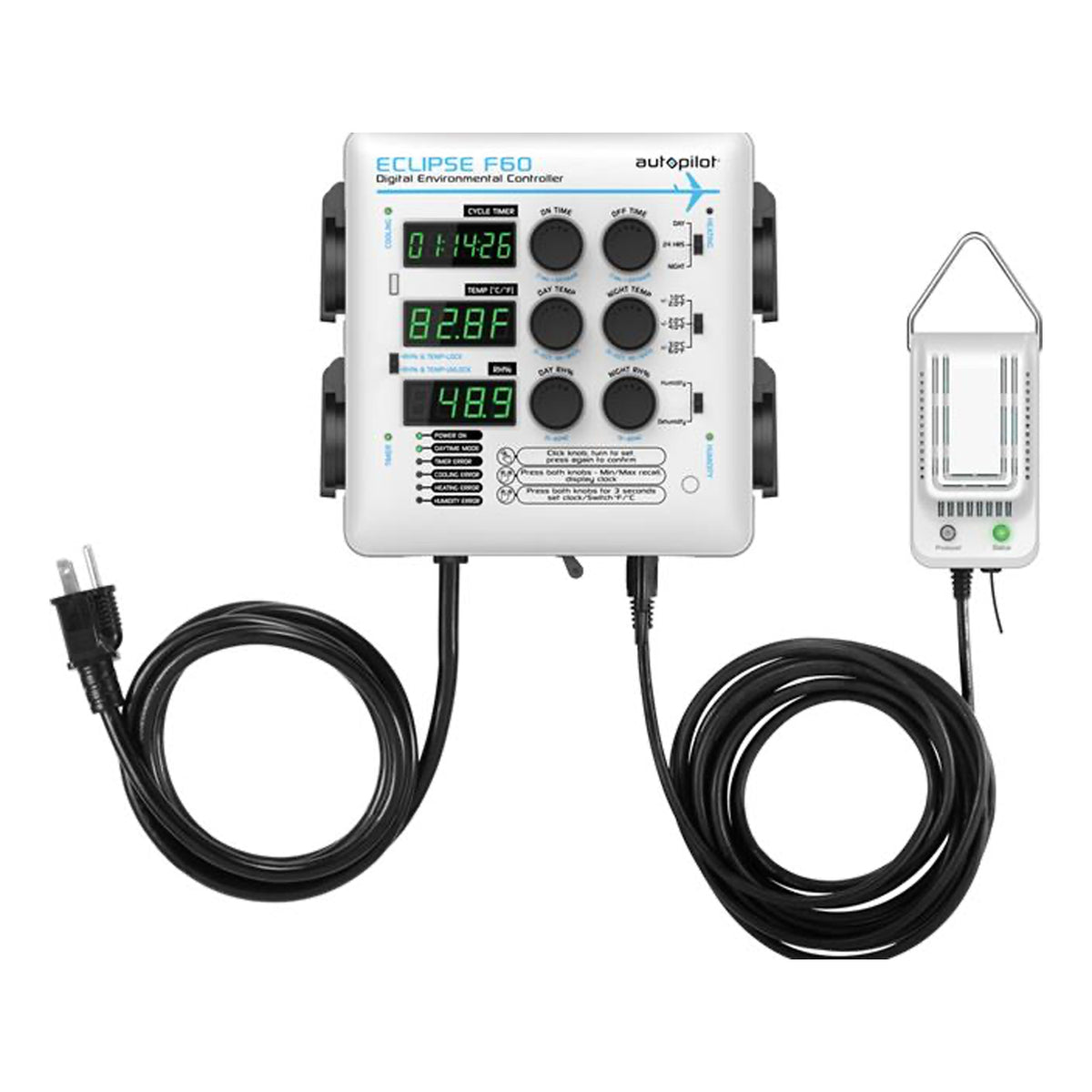 Hydrofarm Autopilot ECLIPSE F60 Digital Environmental Controller (For Parts)