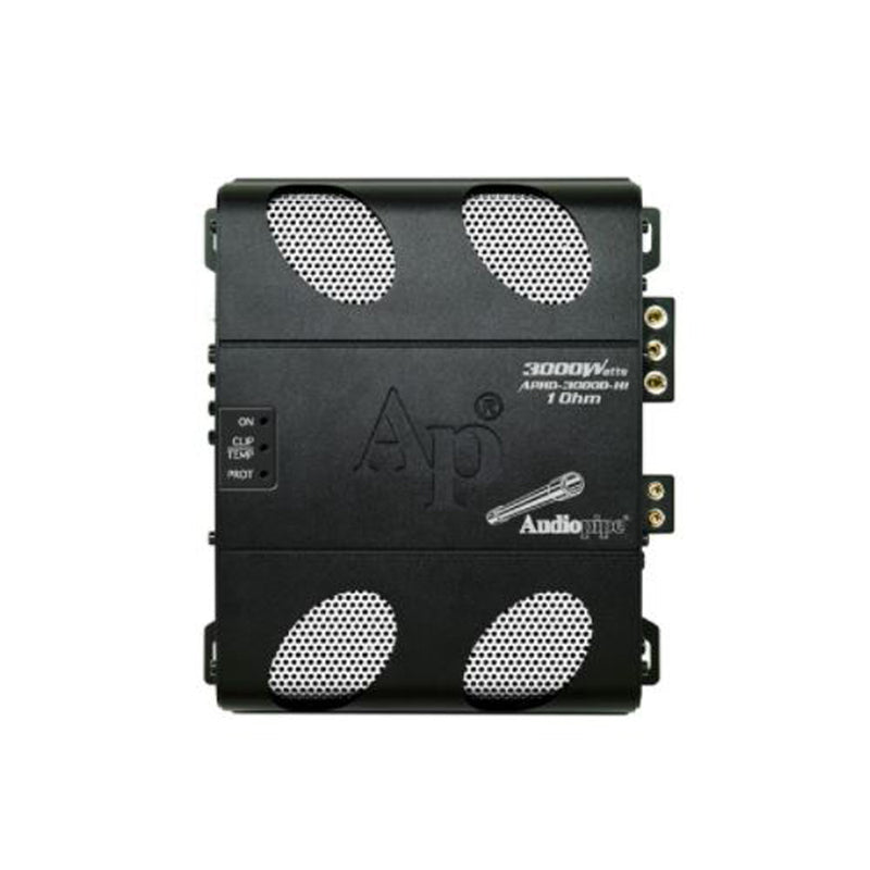 AudioPipe Full Range High Power Class D Car Audio Amplifier, Black (Open Box)