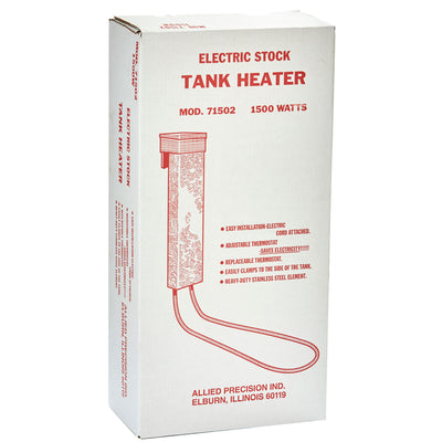 API 1500 Watt Metal Livestock Water Tankside Thermostat Deicer Heater (Open Box)