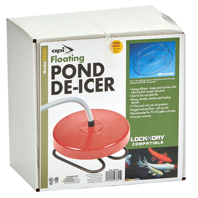 API P7621 1000 Watt Thermostatic Winter Floating Pond Water Deicer Heater - VMInnovations