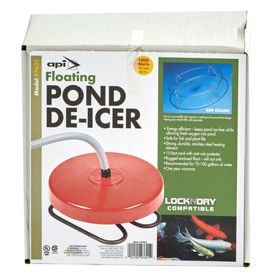 API P7621 1000 Watt Thermostatic Winter Floating Pond Water Deicer Heater - VMInnovations