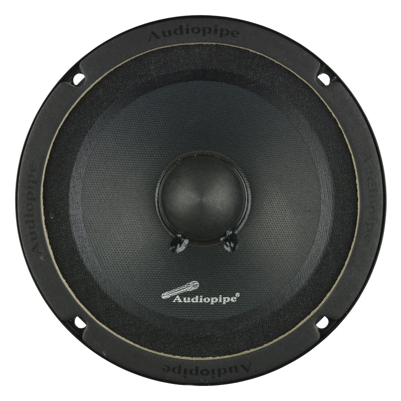 Audiopipe Class AB Amp, 6 Inch Stereo Speaker (2 Pack), and Soundstorm Wire Kit