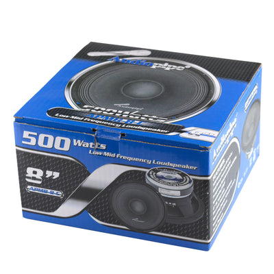 Audiopipe Car Audio Package with 2 3.75" Titanium Tweeters and 4 8" Speakers