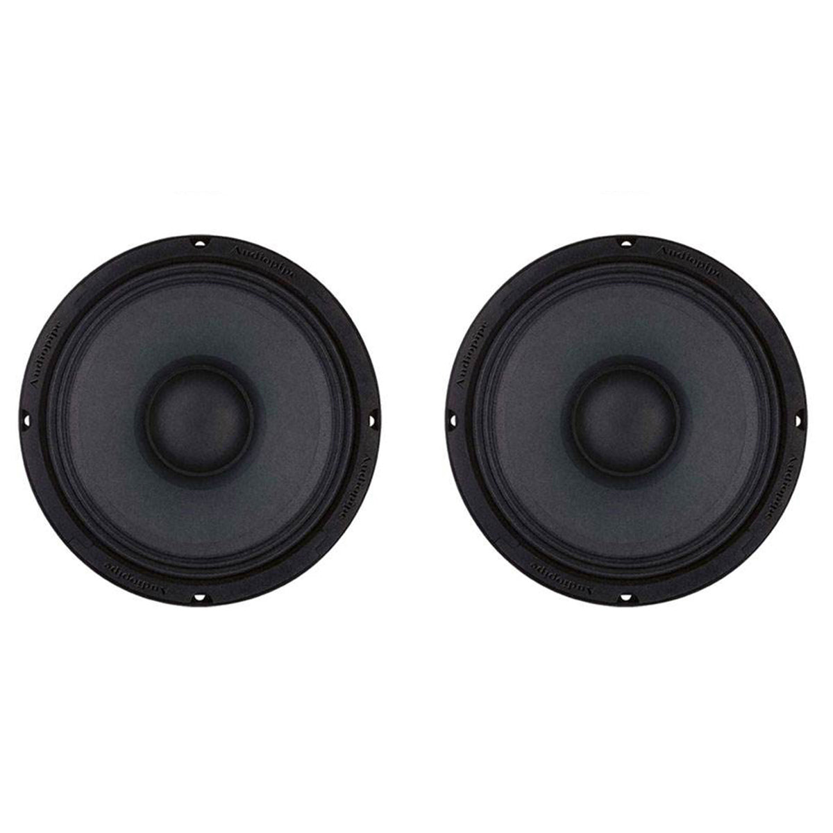 Audiopipe APMB-8B 500W 8" Low/Mid Frequency Mid-bass Car Audio Speaker (2 Pack)