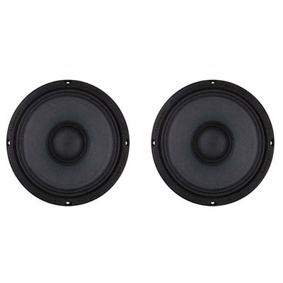 Audiopipe APMB-8B 500W 8" Low/Mid Frequency Mid-bass Car Audio Speaker (2 Pack)