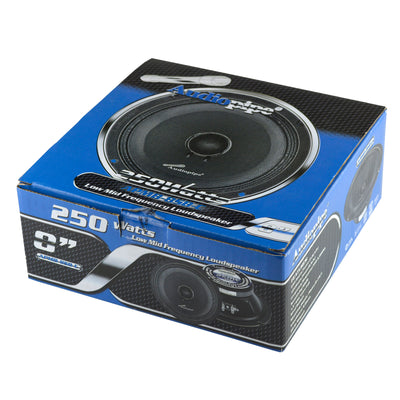 Audiopipe APMB-8SB-C 8 Inch 250 Watt Low/Mid Frequency Car Stereo Loudspeaker