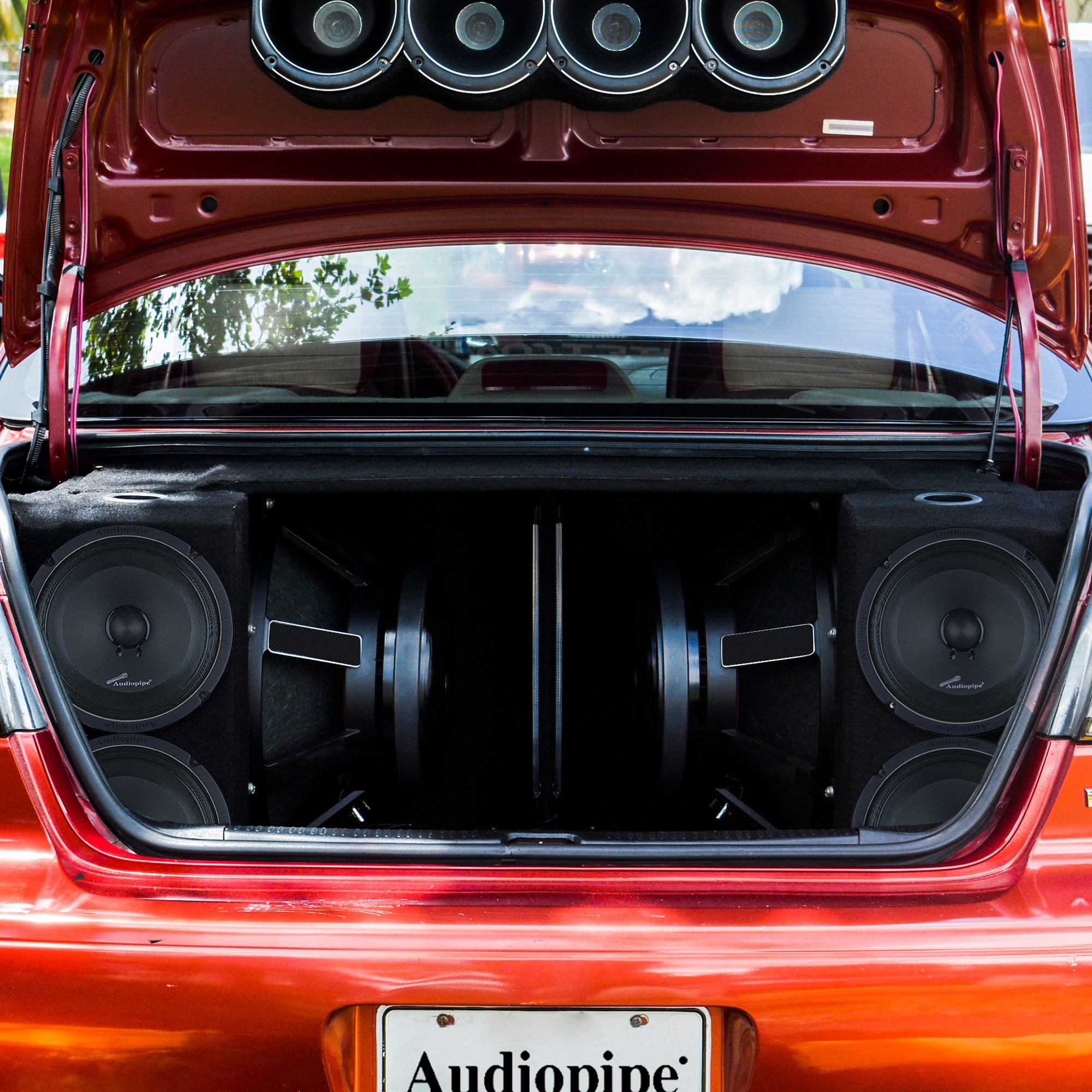 Audiopipe APMB-8SB-C 8 Inch 250 Watt Low/Mid Frequency Car Stereo Loudspeaker