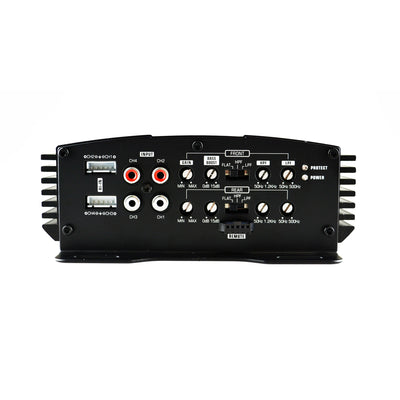 AudioPipe MOSFET Car Stereo Amplifier w/ 4 Loudspeakers & Complete Wiring Kit - VMInnovations