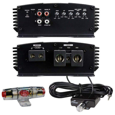 AudioPipe 4 Channel 3000W Max Power MOSFET Car Audio Amp, Black (For Parts)