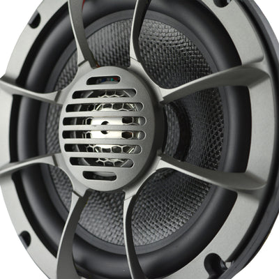 Audiopipe APMP-T625LD 6.5 Inch 250 Watt 4 Ohm 2 Way Marine Audio Speaker, Silver