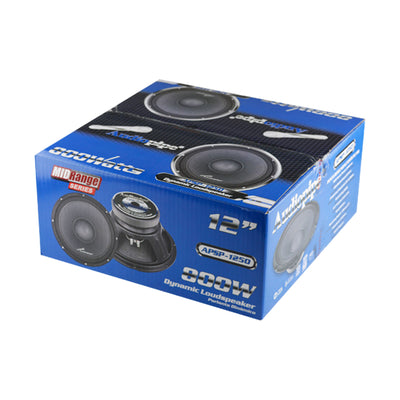 Audiopipe APSP-1250 12 Inch 800 Watt Dynamic Mid Range Car Audio Loudspeaker