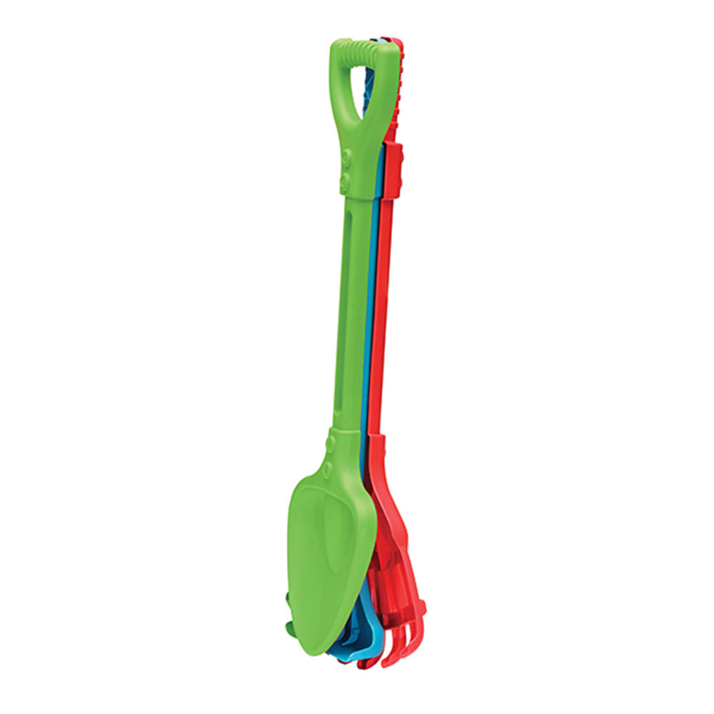 American Plastic Toys 28 Inch 3 Piece Deluxe Rake, Shovel, and Hoe (Open Box)