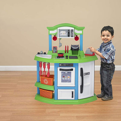American Plastic Toys Kids Very Own Cozy Kitchen Role Play Toy Set (Open Box) - VMInnovations