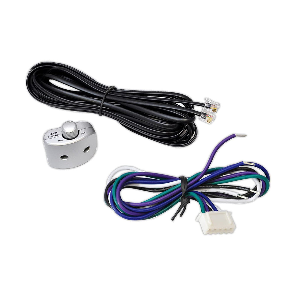 Lanzar AQTB8 1000 Watt Slim Waterproof Amplified Marine Subwoofer System, White