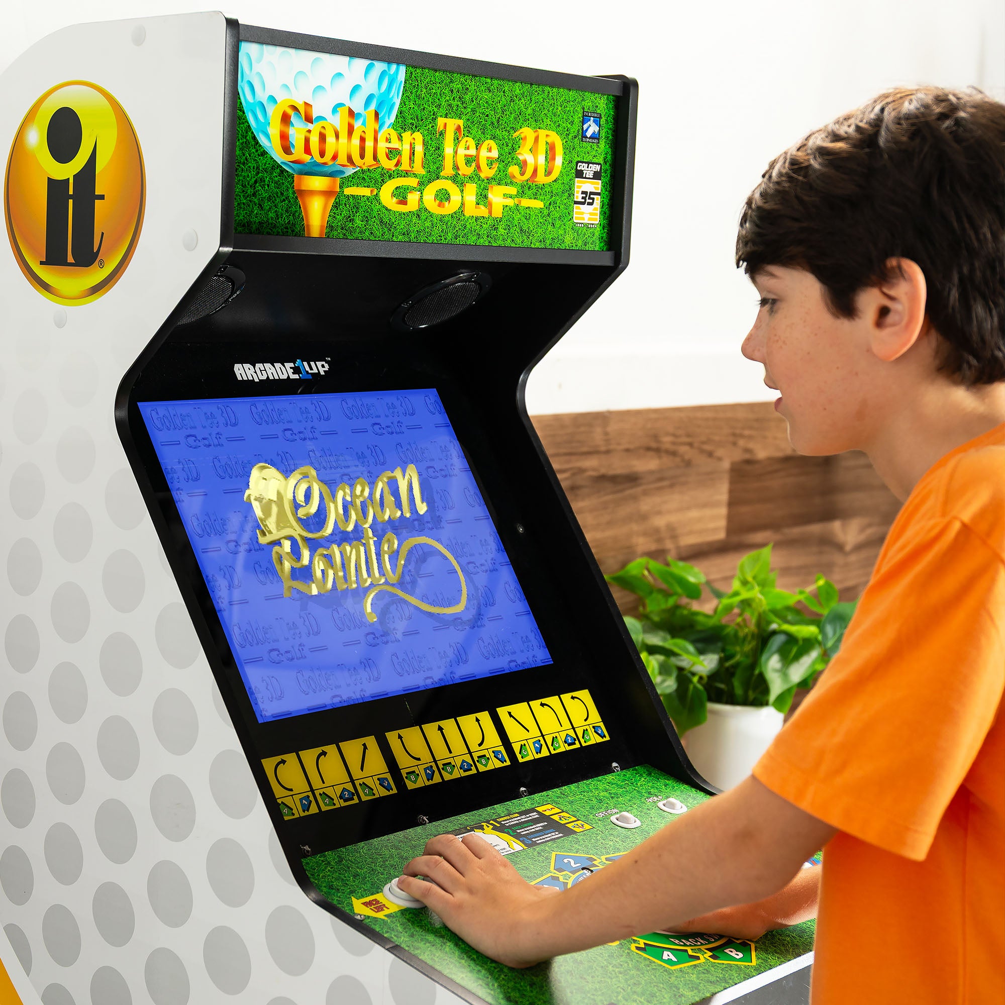 Golden Tee 3D 35th Anniversary Deluxe Arcade Machine (For Parts)