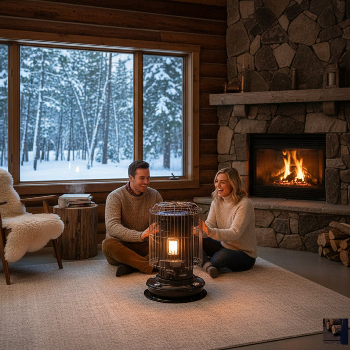 Sengoku KeroHeat Portable Convection Kerosene Heater 23,500 BTU Black (Open Box) - VMInnovations