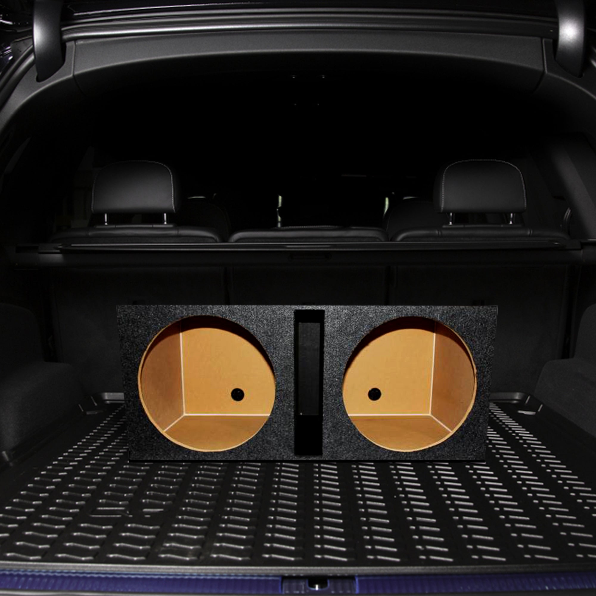 Q Power QBASS Dual 15-Inch Vented MDF Subwoofer Box 2 Speakers Enclosure (Used) - VMInnovations